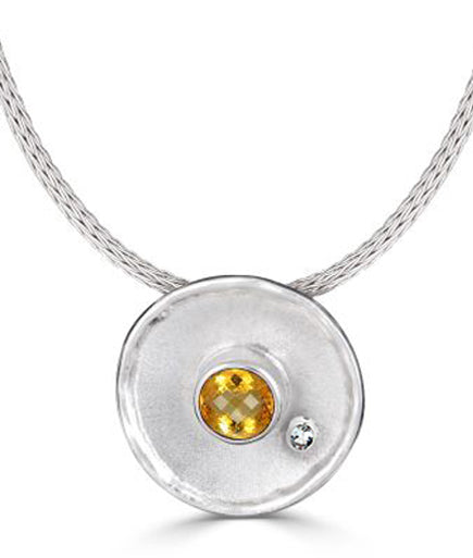 AMMOS Diamond Pendant Style 13